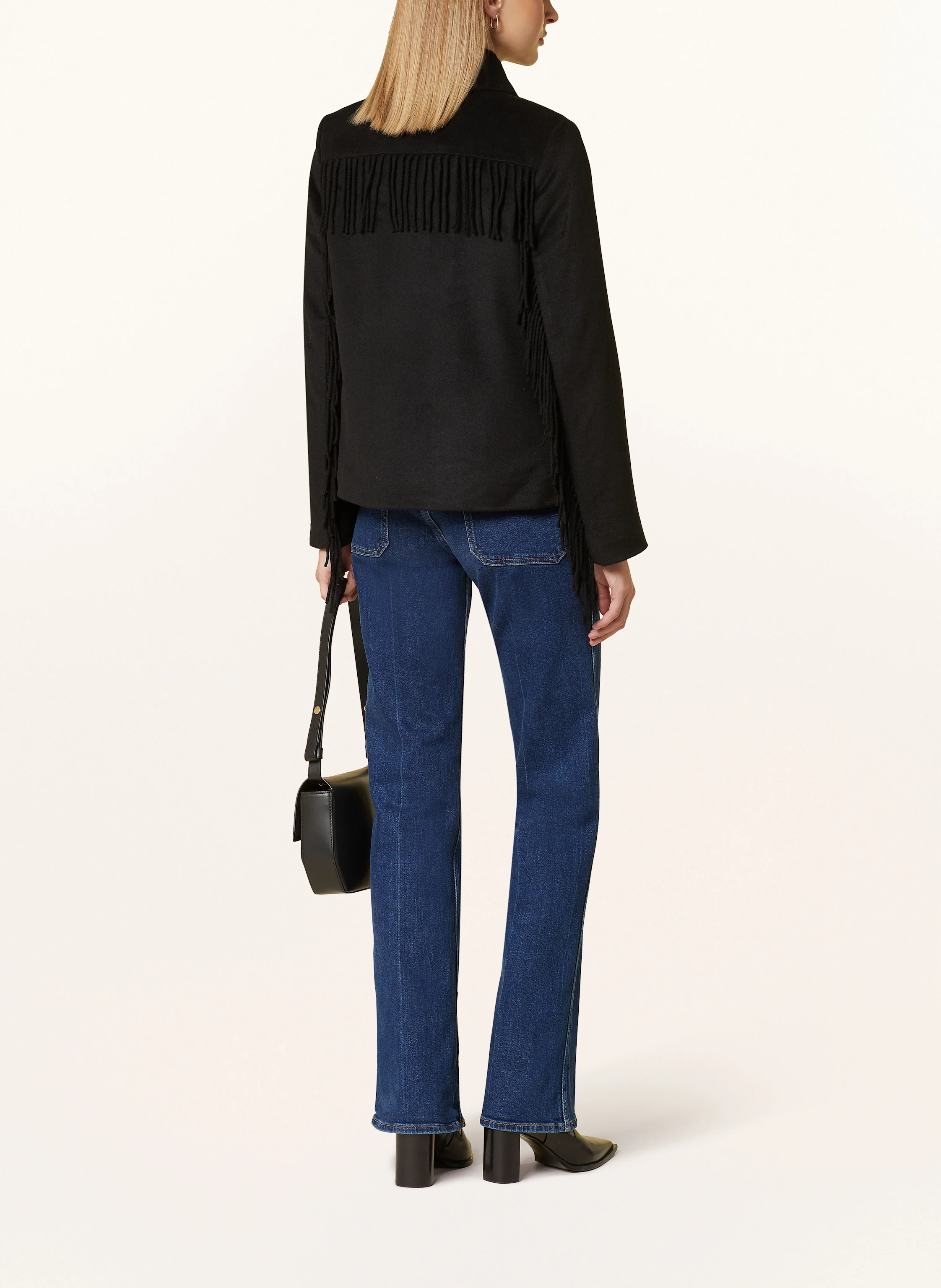 LAUREN RALPH LAUREN Kastenjacke mit Fransen