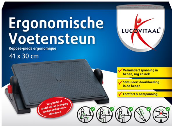 Lucovitaal Ergonomische Voetensteun 1 stuk