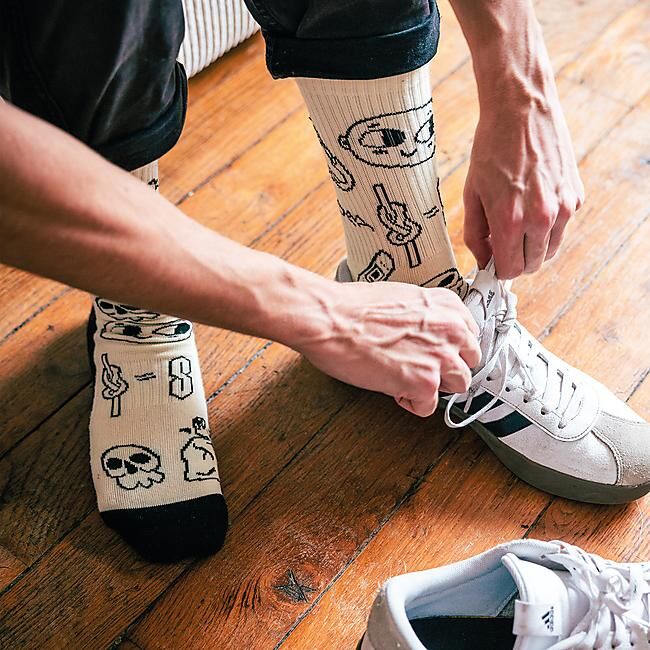 YY VERTICAL - CHAUSSETTES ESCALADE DOODLE