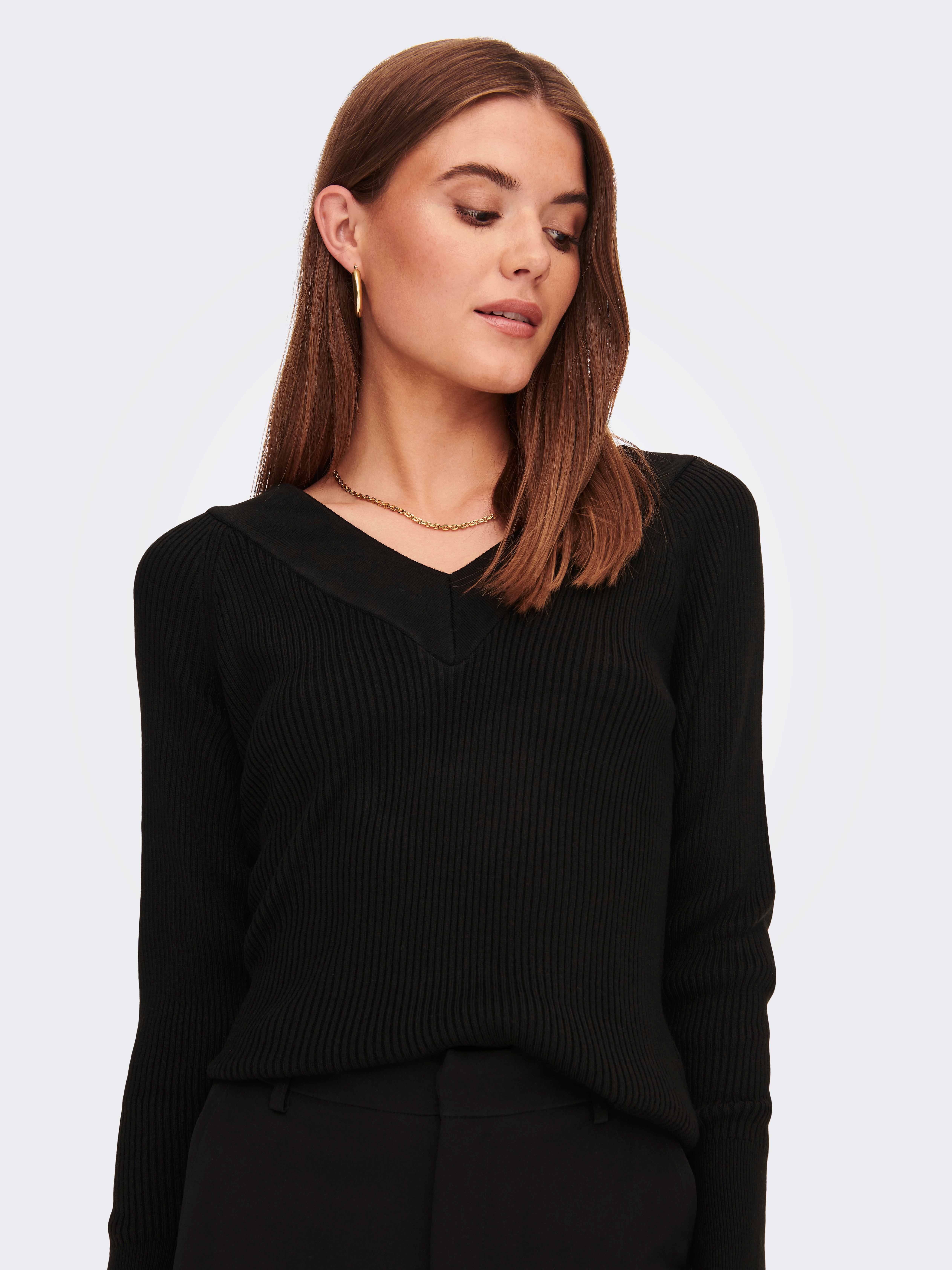 ONLNEW Strickpullover Black