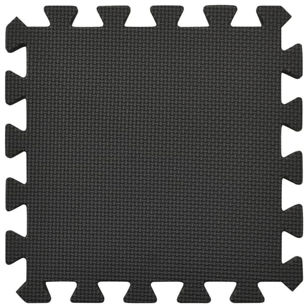 vidaXL Gulvmatter 54 stk 4,86 ㎡ EVA-skum svart