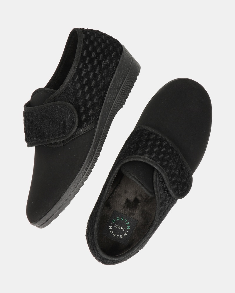 Nelson Home Pantoffels  - zwart