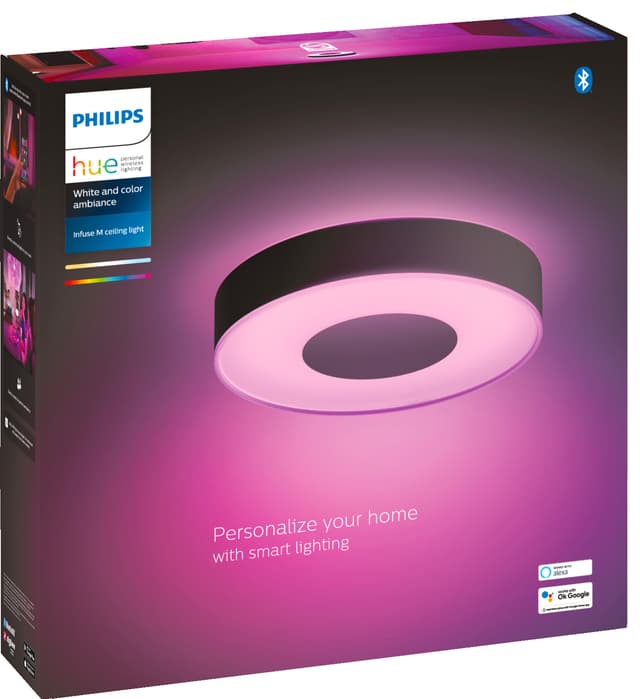Philips Hue Infuse M loftslys (sort)