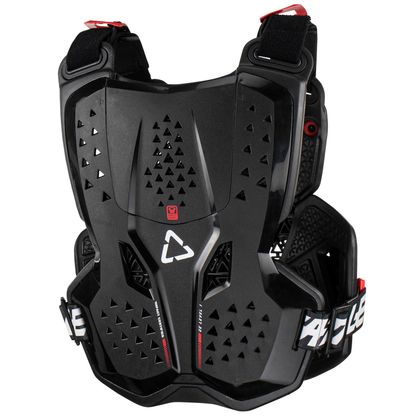 Pare pierre Leatt 3.5 JUNIOR - Noir / Rouge