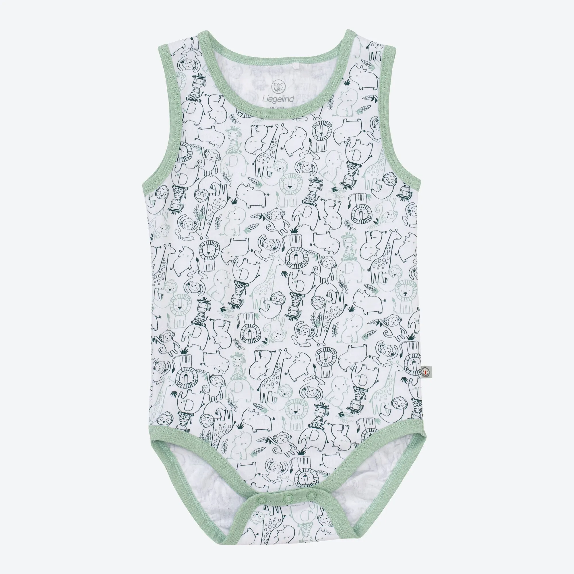 Baby-Jungen-Body mit Tier-Design
