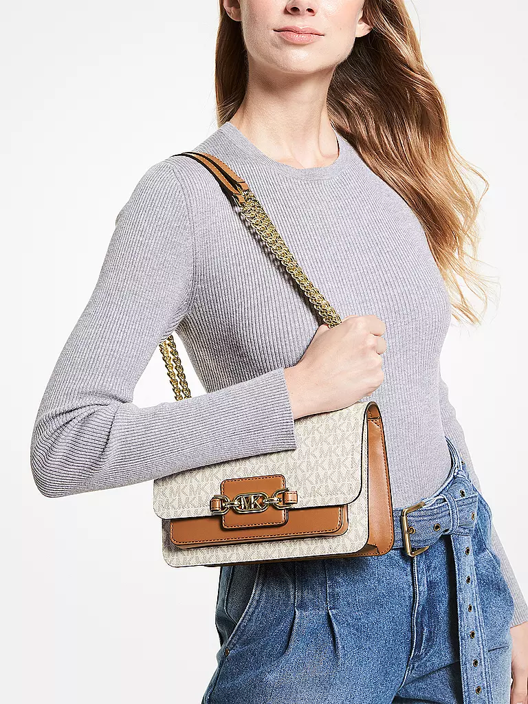 MICHAEL KORS Tasche - Umhängetasche HEATHER Large creme