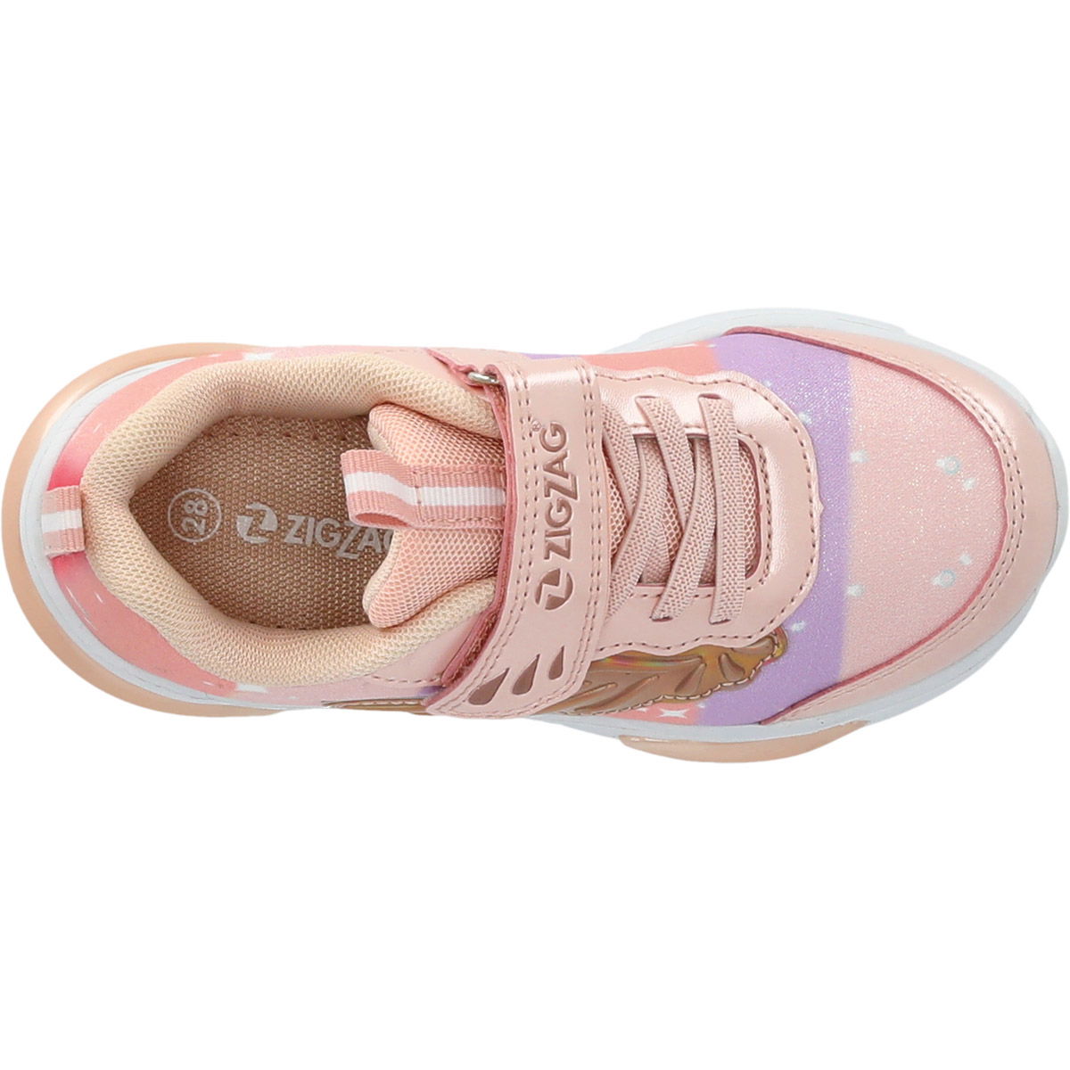 ZigZag Hori Velcro Sneakers M/Lys Børn
