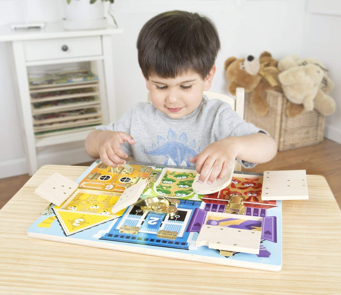 Melissa & Doug - Aktivitetstavle med låse