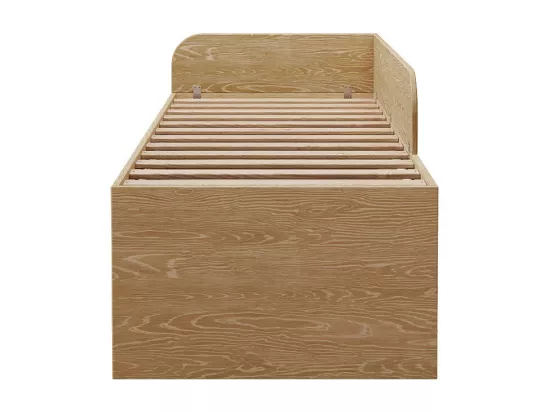 Lit gigogne 90x200 cm bois massif bois NOHA