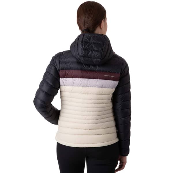 Doudoune ski COTOPAXI W FUEGO DOWN HOODED JACKET BLACK CREAM