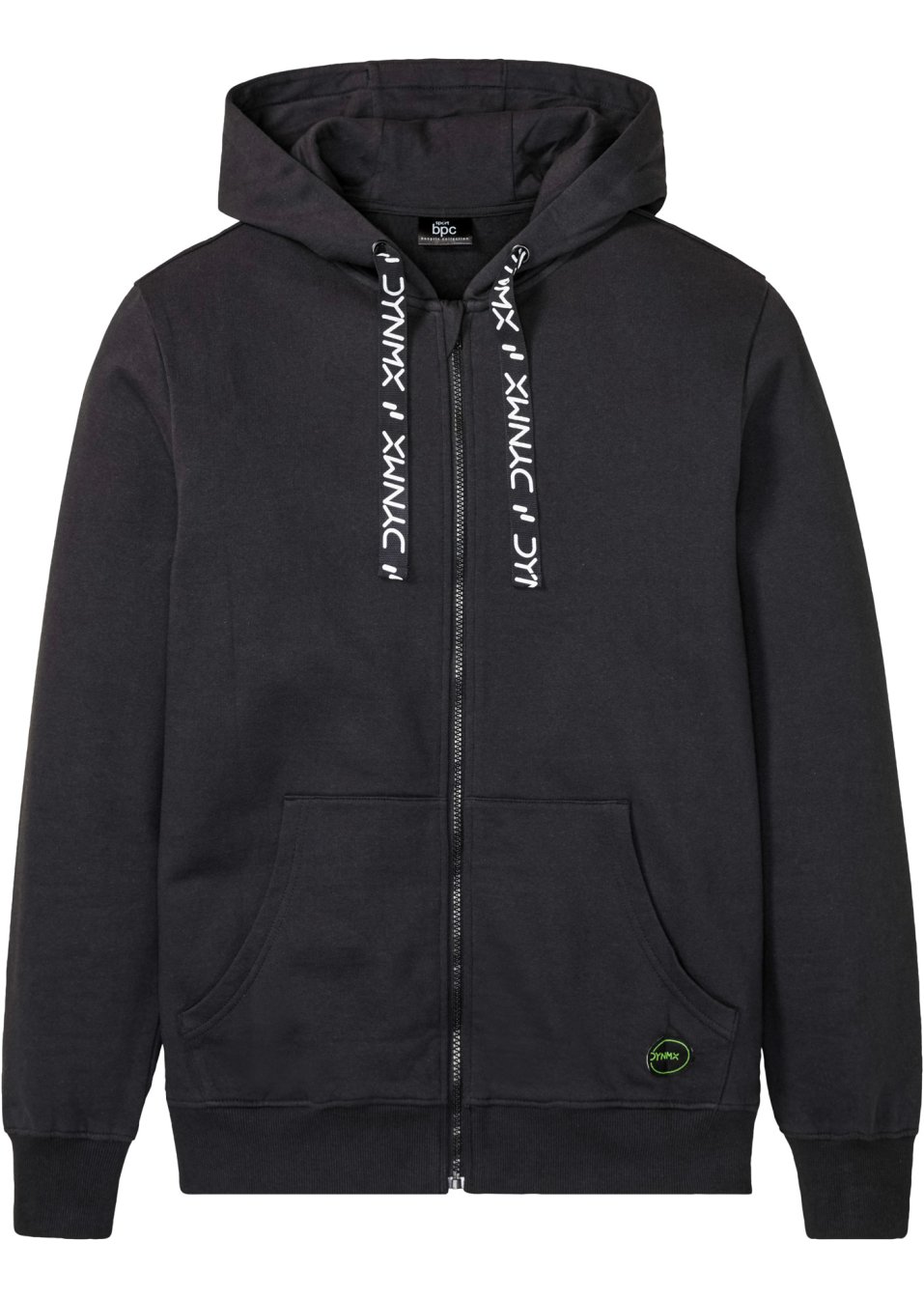 Gilet sweat à capuche avec détails sportifs en coton