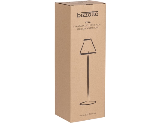 CONCEPT1 - Lampe à poser Etna blanc LED D12 x h38 cm