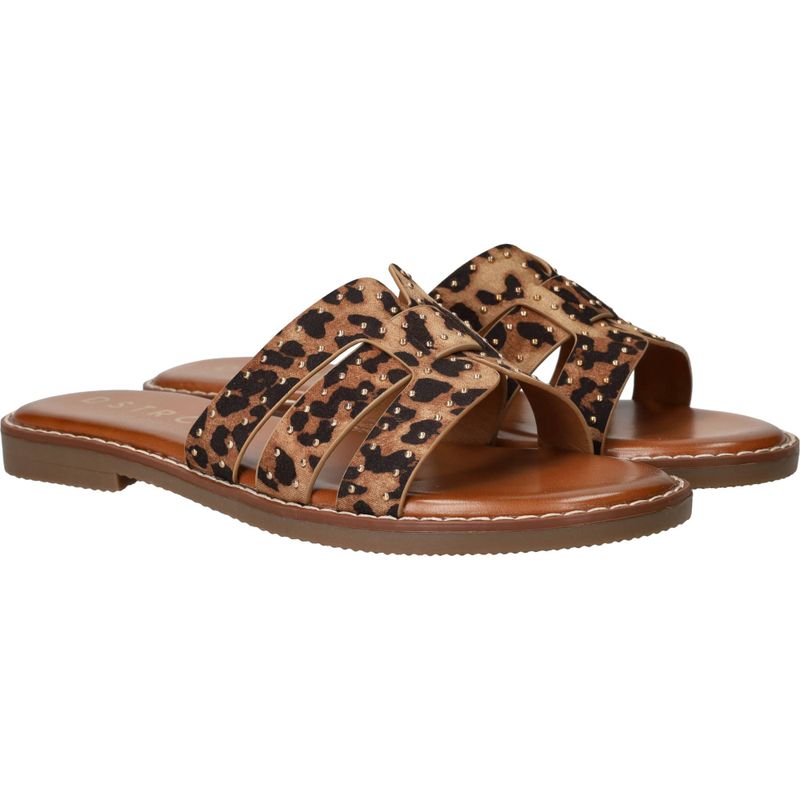 DSTRCT Slippers Bruin Dames