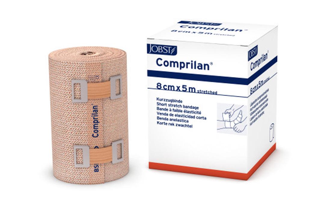 Comprilan Kurzzugbinde 8 cm x 5 m 10 Stück<br>Kompressionsbinde aus Baumwolle