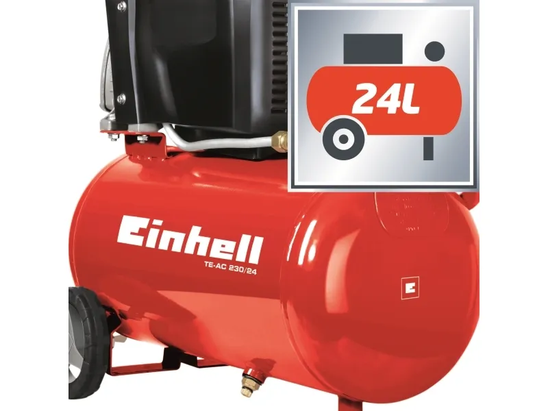 Einhell TE-AC 230/24/8, 230 l/min, 8 bar, 1500 W, 22,9 kg