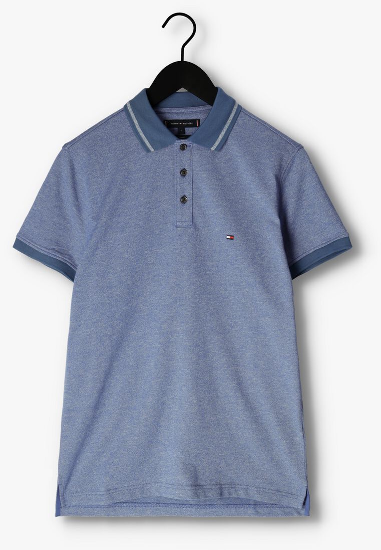 TOMMY HILFIGER donkerblauwe tommy hilfiger polo pretwist mouline tipped polo
