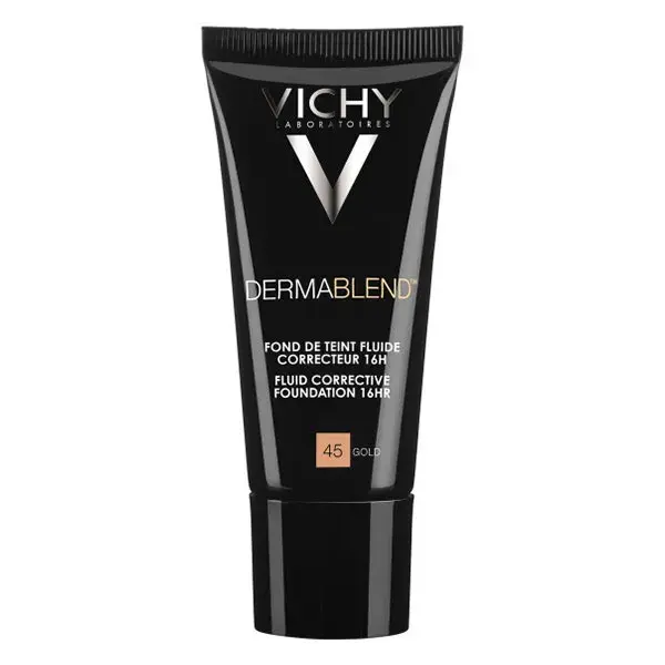 Base Corretiva Vichy Dermablend 16h Fluido nº 45 Gold 30ml