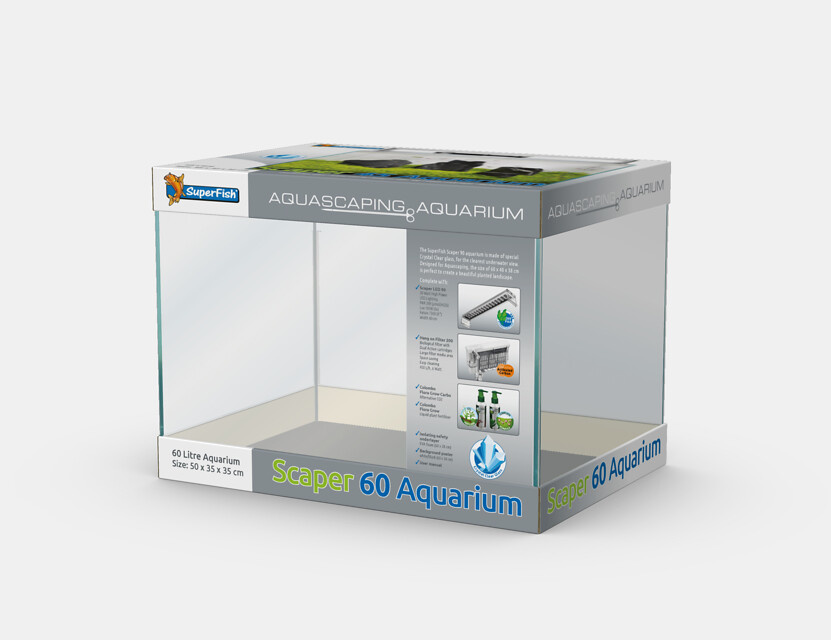 Superfish Scaper Aquarium 60 | Aquascaping