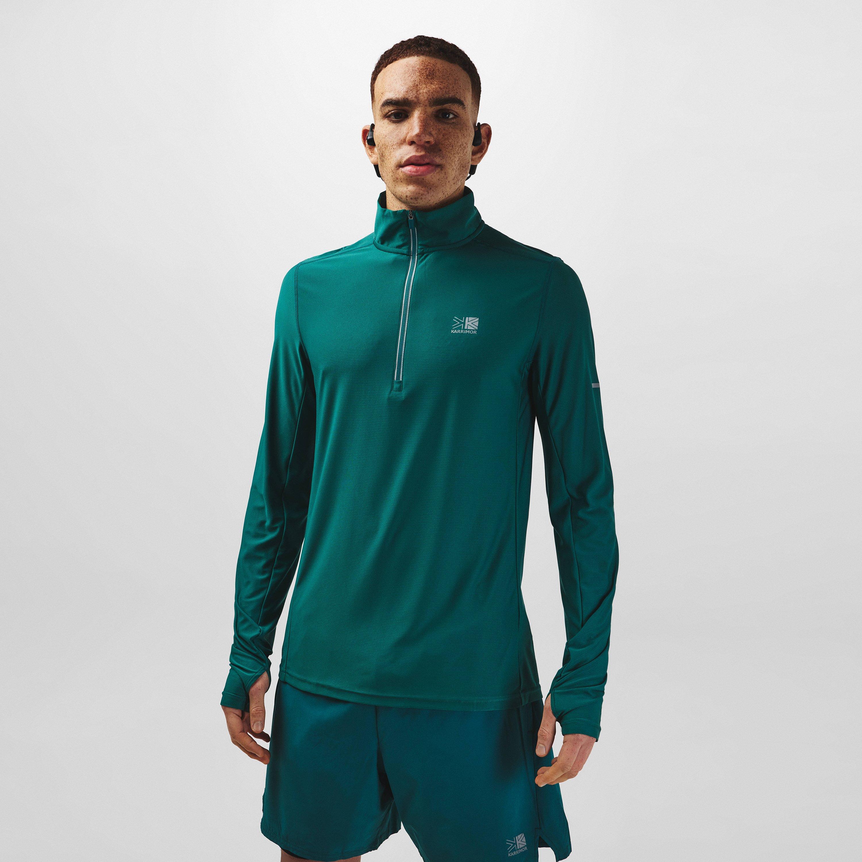 Karrimor Long SleevequarterZip Top Mens