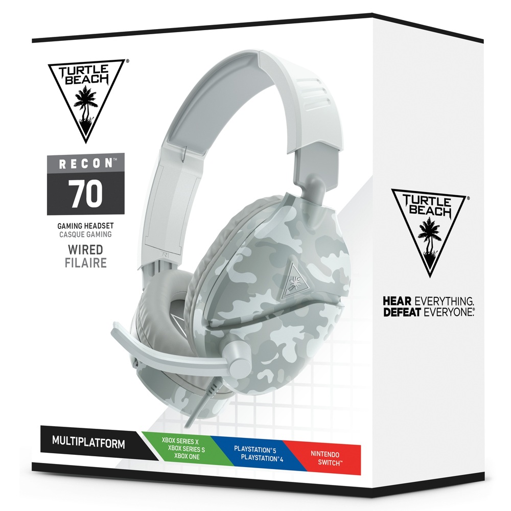 Turtle Beach Recon 70 Gaming-Headset mit Arktis-Tarnmuster