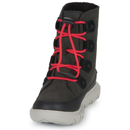 Sorel - YOUTH SOREL EXPLORER LACE WP - Noir