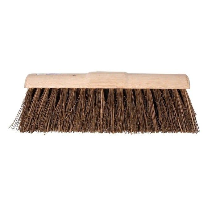Gemeentebezem halfrond 45 cm bruin - zonder steel (8712448295901)