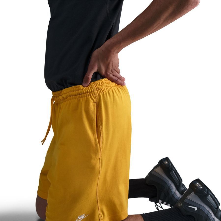 Nike Short Club - Jaune Doré/Blanc