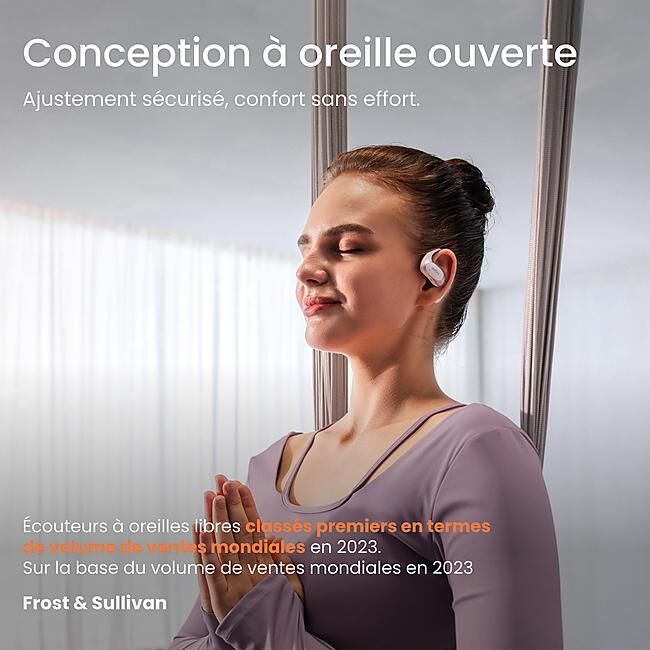 SHOKZ - ECOUTEURS BLUETOOTH OPENFIT AIR