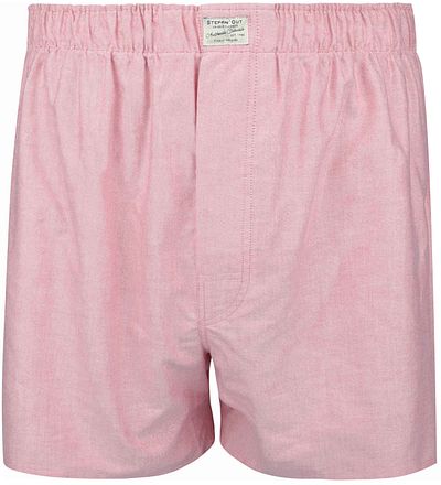 Steppin' Out Boxershort Oxford Rood SM1601.0025-4000 kopen