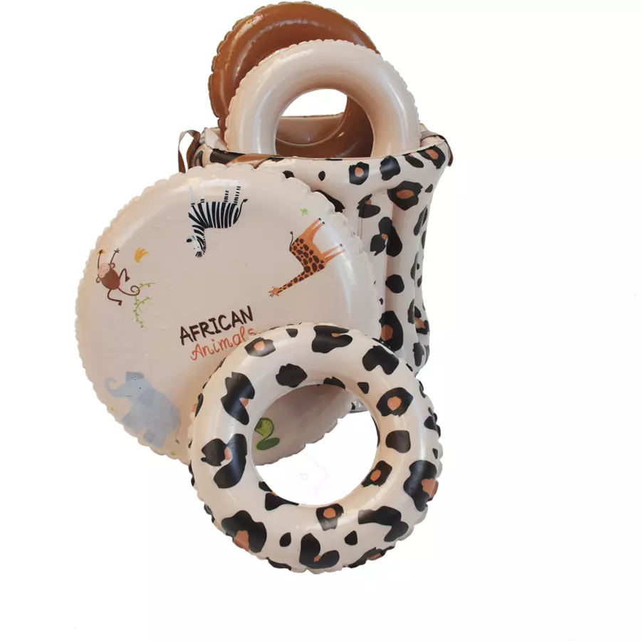 Swim Essentials Play Pool Beige Panther Druck