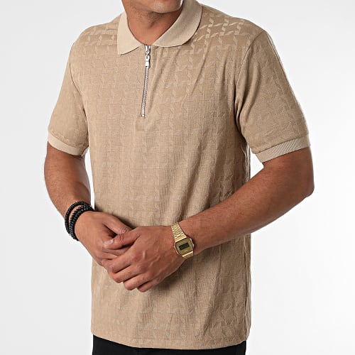 Polo Manches Courtes PL-09 Beige Foncé