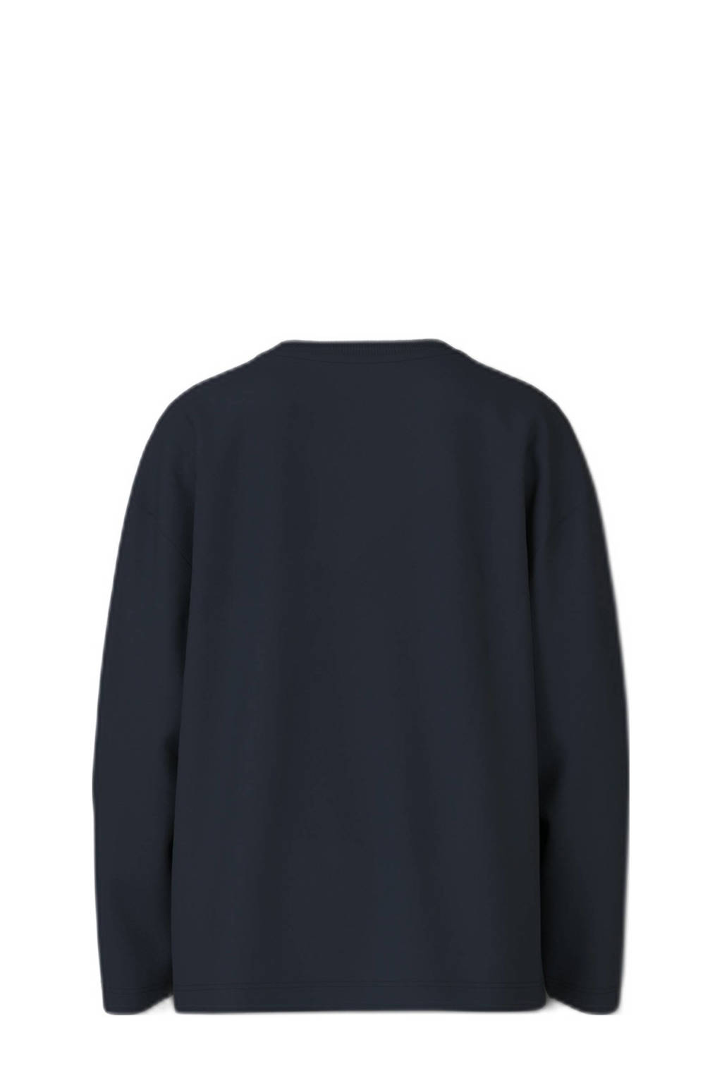 NAME IT longsleeve NKMVICTOR met printopdruk donkerblauw