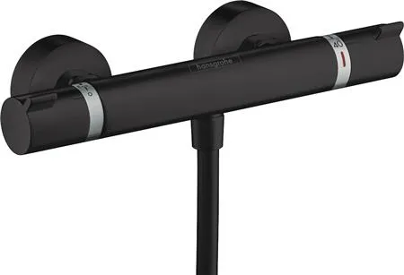 hansGrohe Ecostat Comfort brusetermostat, mat sort
