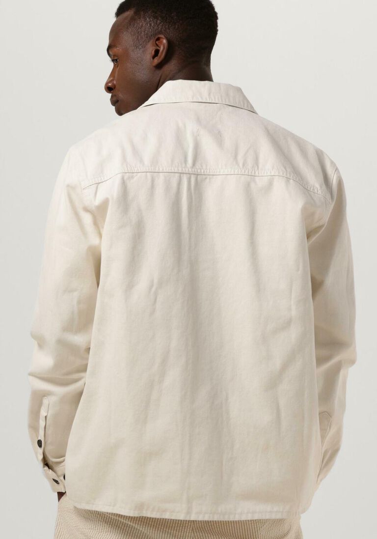 ANERKJENDT gebroken wit anerkjendt overshirt akoscar twill os