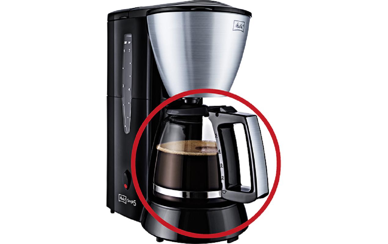 Kaffeekanne Single5 0.65 l, SchwarzErsatzglaskanne aus Glas
