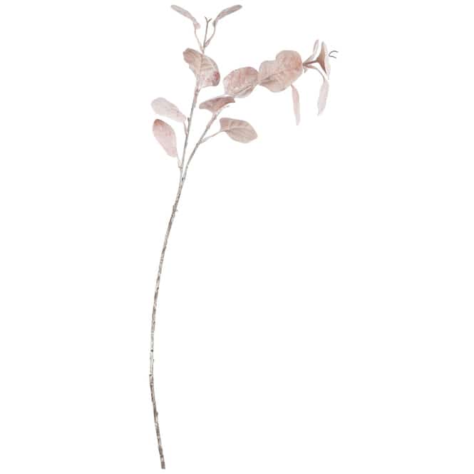 Laubzweig - ca. 63 cm - rosa