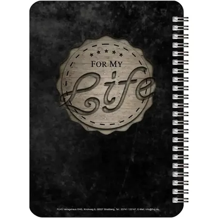 FLVG Gymnasial-, Schul- und Studienplaner For my Life Holz, A5, 24/25
