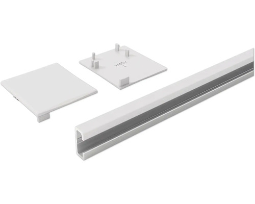 Pertura afstandsprofiel 10 mm voor schuifdeurbeslag Selir Zilver (EV1) L:2 m