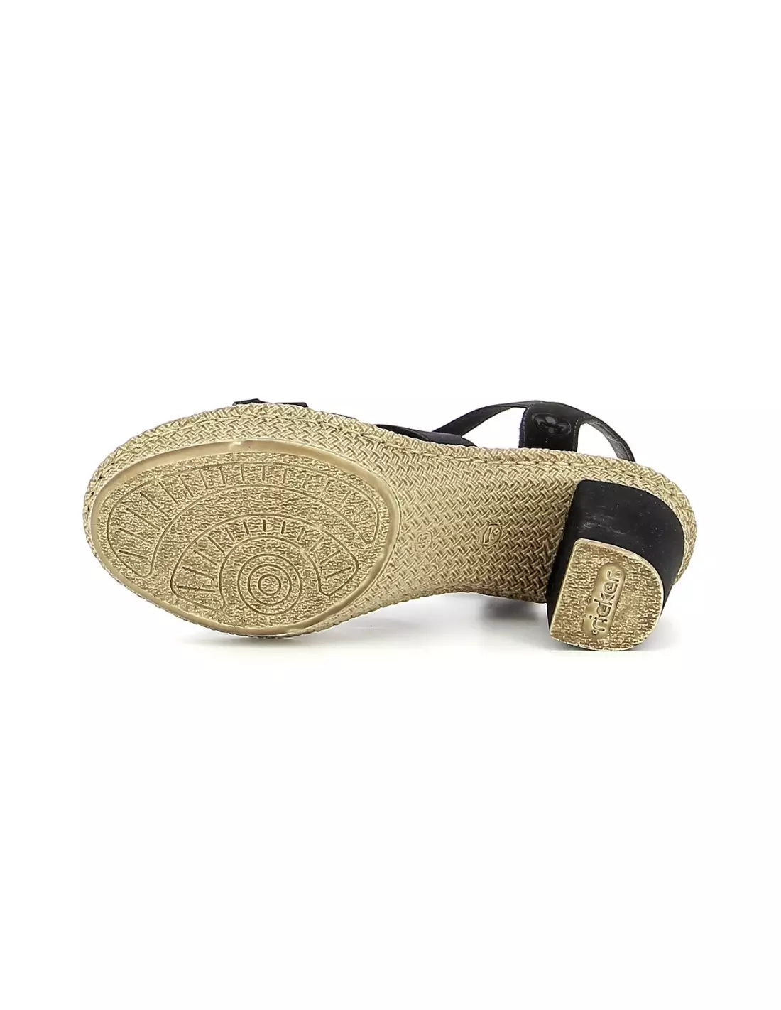 RIEKER 66526-00 - Sandales & nu-pieds Noir
