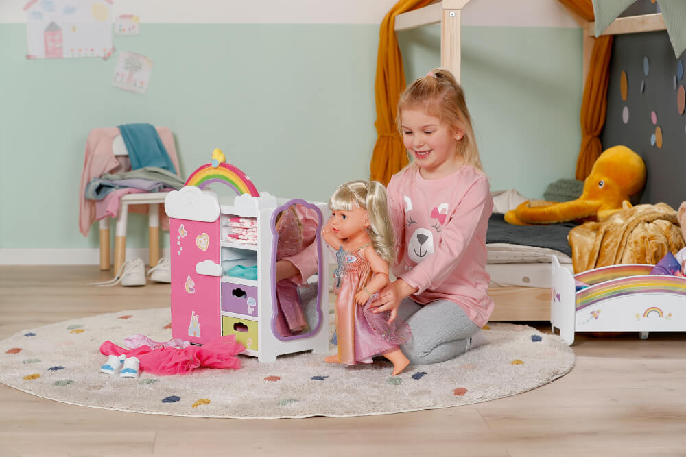 BABY born Regenbogen Schrank