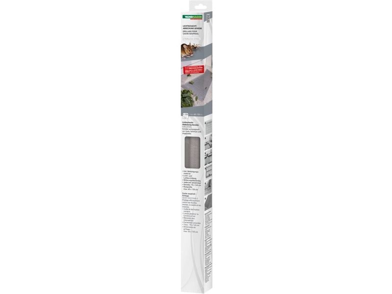 Windhager Lichtschacht-Abdeckung aus Edelstahl 60 cm x 135 Lichtschachtabdeckung