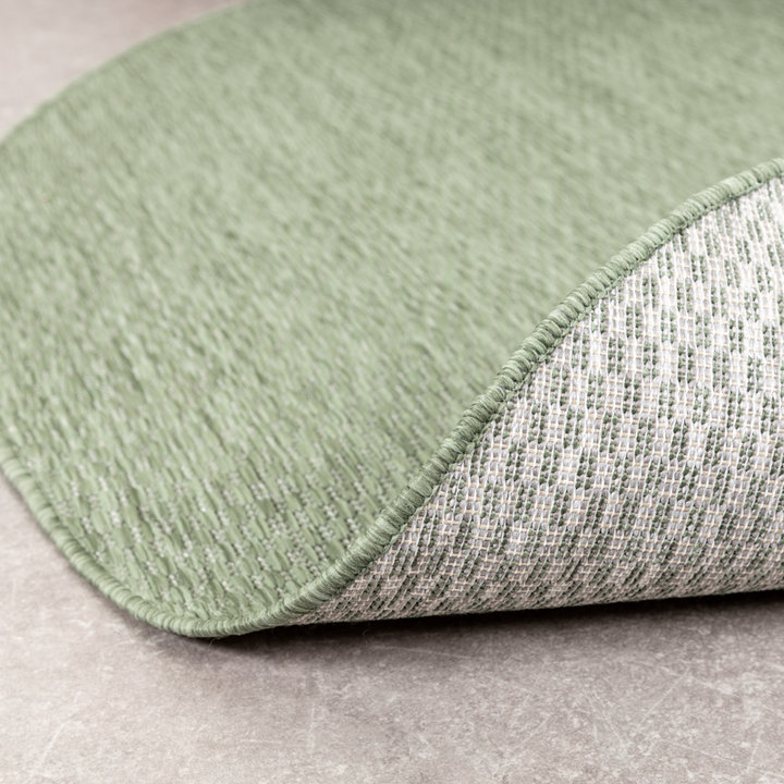 Rond buitenkleed - Costa Groen | Zomerse budgettopper!