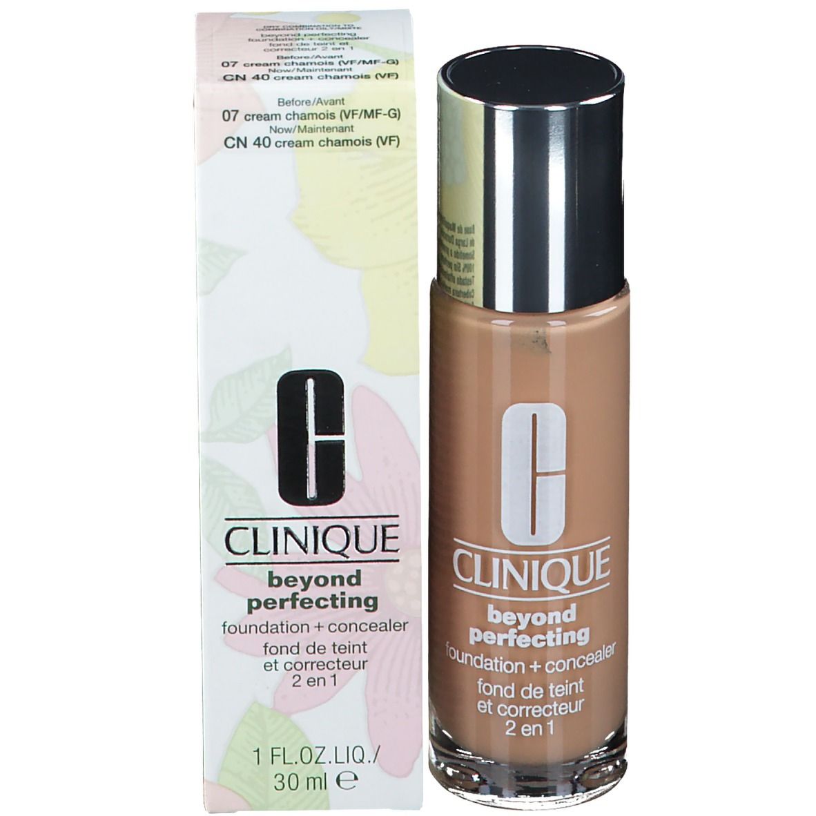 CLINIQUE Beyond Perfecting Foundation and Concealer Cream Chamois 07