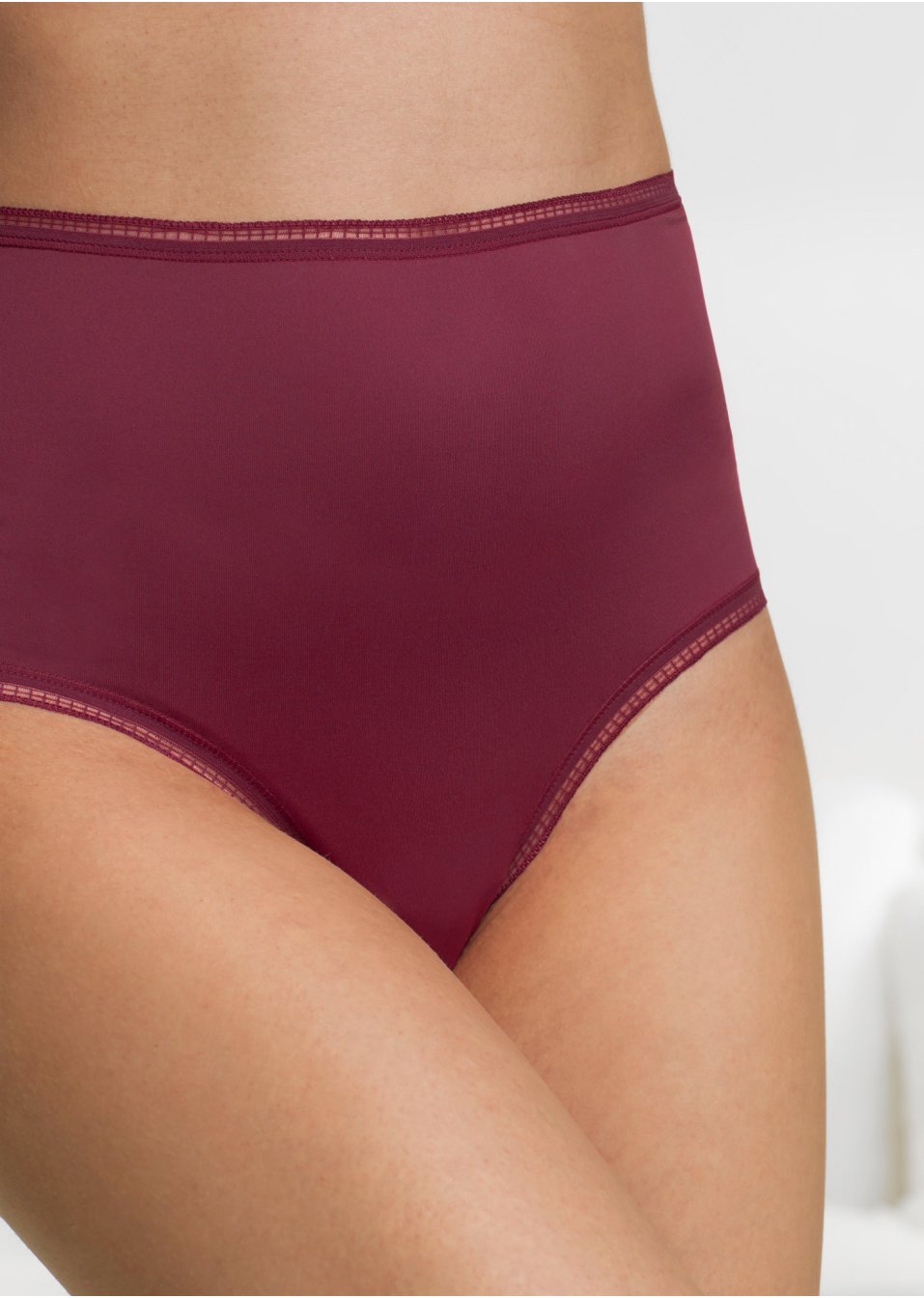 Lot de 3 slips taille haute microfibre
