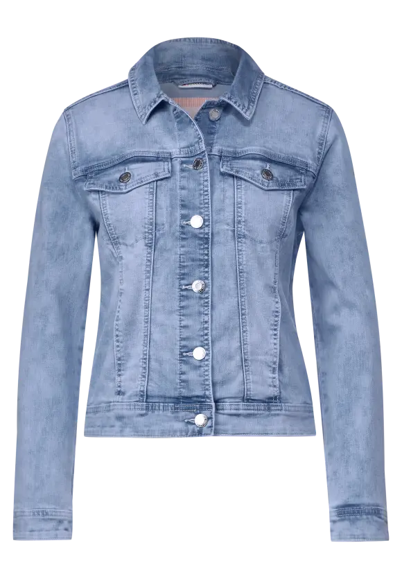 Moderne Jeansjacke - heavy bright bleach