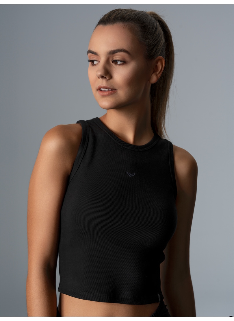 Trigema Crop-Top »TRIGEMA Cropped Top aus elastischem Doppelripp«, 1 Stk.