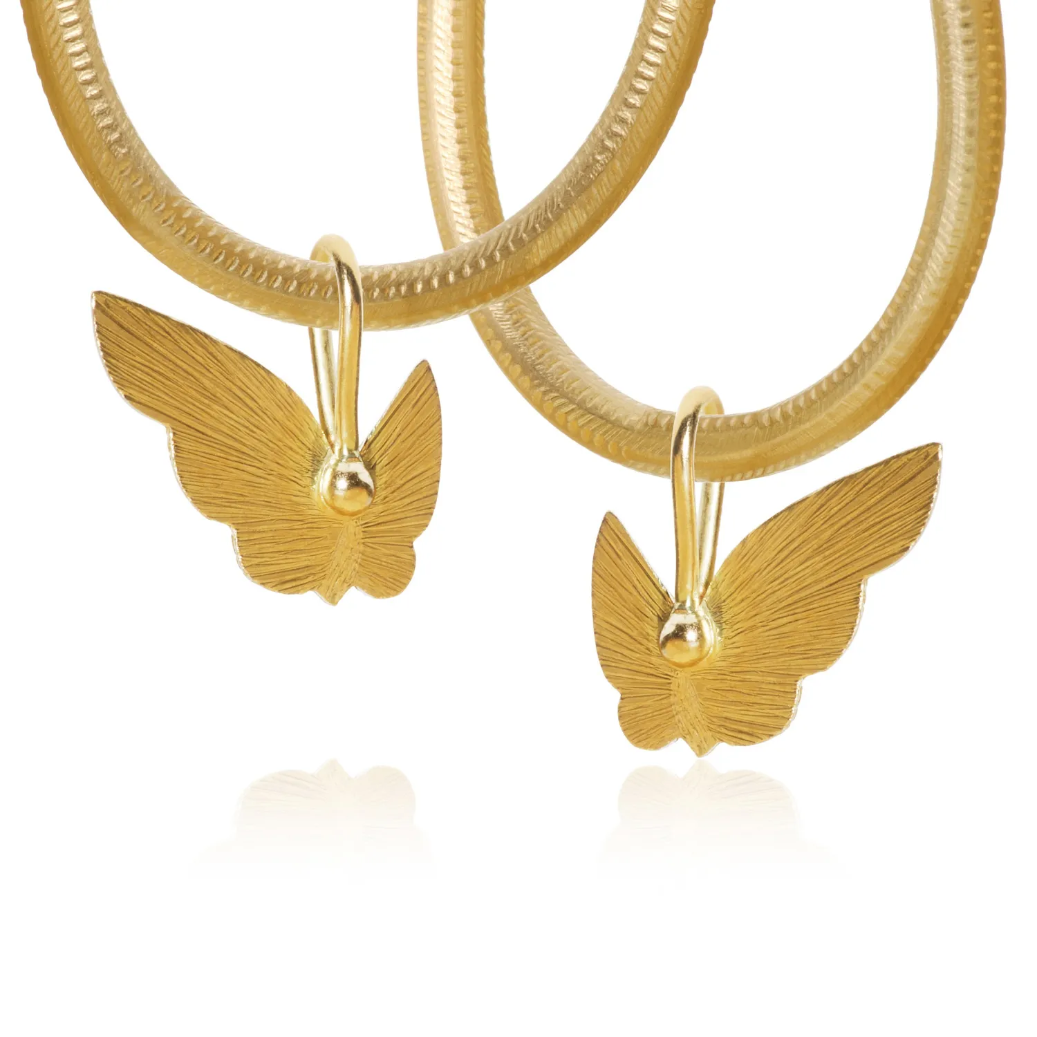 Dulong Butterfly Pair Vedhæng 18 kt. Guld BUT2-A1030