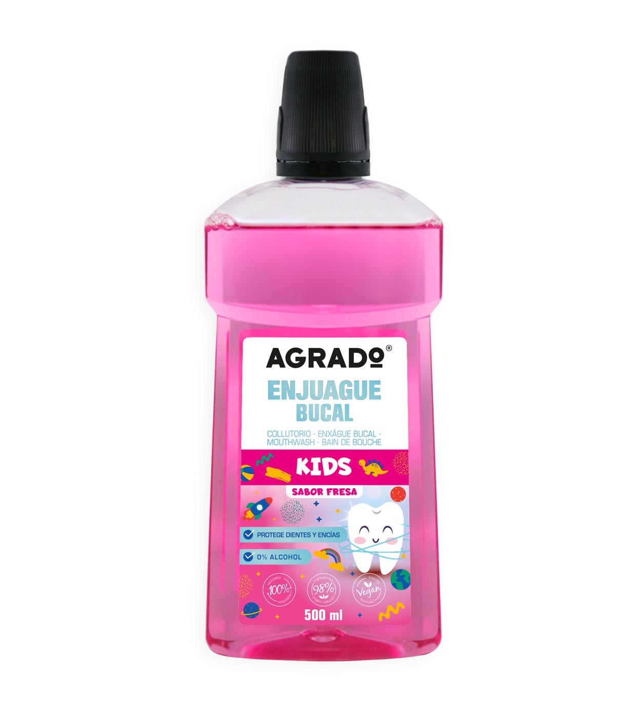 Agrado - Colutório infantil - Morango