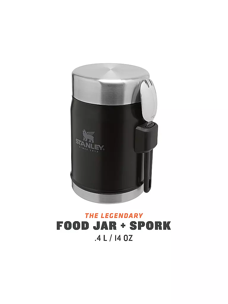 STANLEY Thermosbehälter Food Jar 0,4l Schwarz schwarz