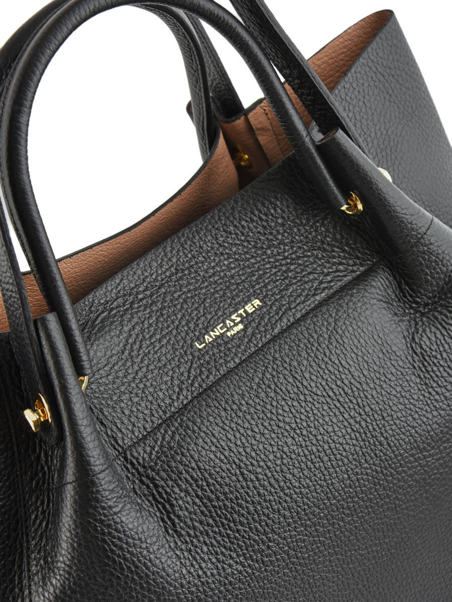 Sac shopping Foulonne double cuir LANCASTER